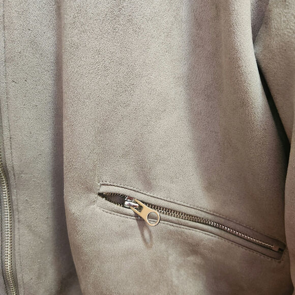 TRUTH BY REPUBLIC  NWT faux leather womans jacket size large - Picture 2 of 6